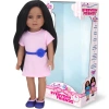 Teamson Sophia's 18" All Vinyl Dark Brown Hair Doll "brooklyn" With Brown Eyes