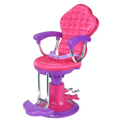 Teamson Sophia's 18" Doll Salon Chair With Adjustable Height In Pink