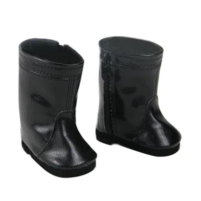 Teamson Sophia's 18" Doll Tall Boot W/ Center Seam Black