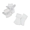 Teamson Sophia's 2 Pack Of Socks, 1 With Lace Trim For 18'' Dolls, White