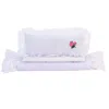 Teamson Sophia's 3 Piece Eyelet Bedding Set For 18" Dolls, White