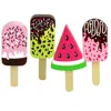 Teamson Sophia's Assorted Wooden Ice Cream Popsicle Bars, Multicolor
