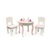 Teamson Sophia's Aurora Princess Table & Chairs, Dessert For 18" Dolls, Pink