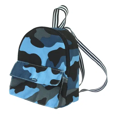Teamson Sophia's Camouflage Nylon Backpack For 18" Dolls, Blue