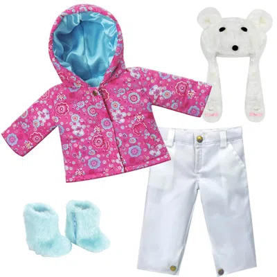 Teamson Sophia's Doll Snow Outfit Complete With Boots For 18" Dolls In Multi