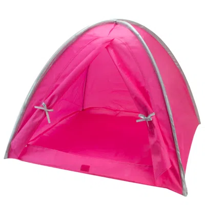Teamson Sophia's Dome Shaped Camping Tent For18" Dolls, Hot Pink