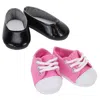 Teamson Sophia's Dressy Black Flats And Pink Sneakers For 14.5" Dolls