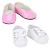 Teamson Sophia's Dressy Pink Flats And White Sneakers For 14.5" Dolls