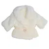 Teamson Sophia's Faux Faux Fur Coat With Sash Closure For 18" Dolls, Ivory
