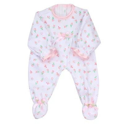 Teamson Sophia's Floral Print Pj Outfit For 15'' Dolls, White/pink