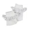 Teamson Sophia's Lace Trim Socks For 15" To 18'' Dolls, White
