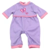 Teamson Sophia's Long Sleeve Butterfly Bodysuit For 15" Dolls, Lavender