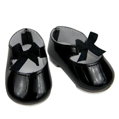 Teamson Sophia's Patent Leather Mary Jane Tap Shoes For 18" Dolls, Black