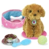 Teamson Sophia's Plush Puppy And Accessories Set For 18" Dolls