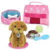 Teamson Sophia's Plush Puppy With Carrier And Accessories For 18" Dolls