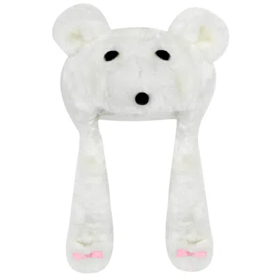 Teamson Sophia's Polar Bear Faux Fur Hat For 18" Dolls, White