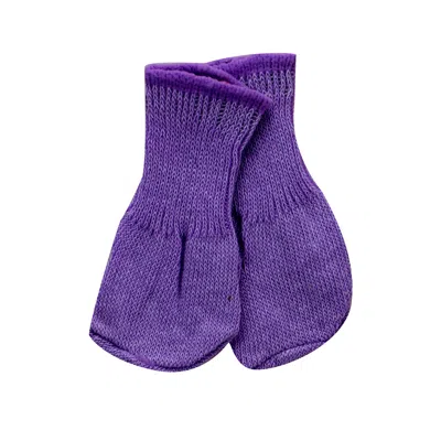 Teamson Sophia's Scrunchy Knit Pair Of Ankle Socks For 18" Dolls, Purple