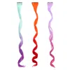 Teamson Sophia's Set Of 3 Ombre Rainbow Hair Extensions For 18" Dolls, Aqua/orange/lavender