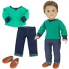 Teamson Sophia's Shirt, Jeans, And Penny Loafers Set For 18" Boy Dolls