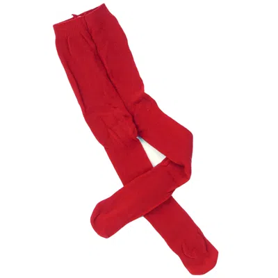 Teamson Sophia's Solid-colored Opaque Tights For 18" Dolls, Red