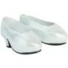 Teamson Sophia's Sparkling Platform High Heels For 18" Dolls, Silver