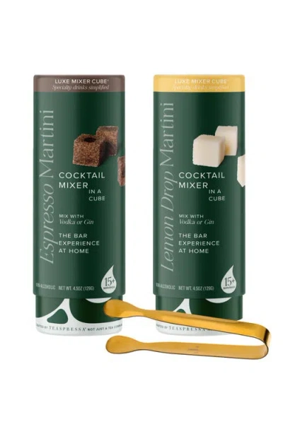 Teaspressa Espresso Martini & Lemon Drop Cocktail Mixers Gift Set In Multi
