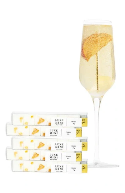 Teaspressa Holiday Stocking Stuffer Peach Mixology Cubes Gift Set In Multi