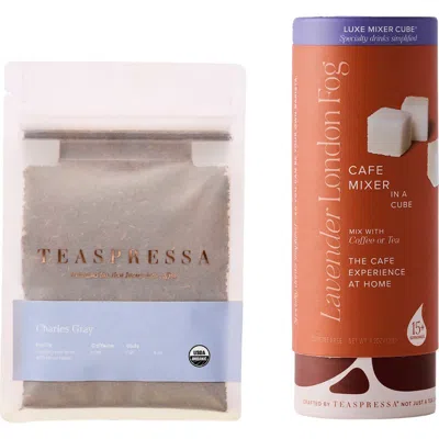Teaspressa Lavender London Fog Tea & Mixer Gift Set In Multi