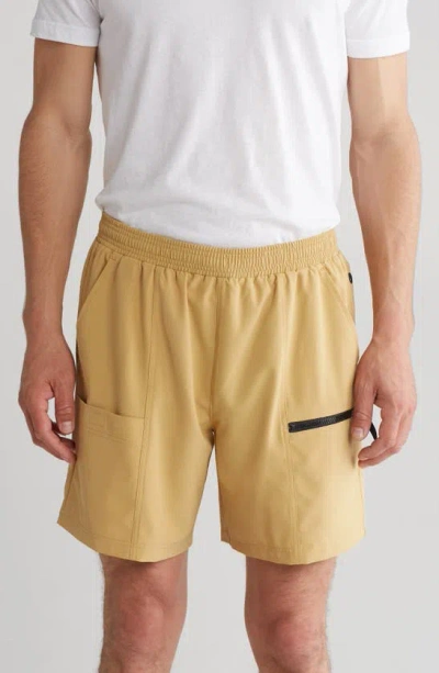Tec One Explorer Ripstop Shorts In Yellow