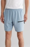Tec One Explorer Ripstop Shorts In Ashley Blue