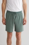 Tec One Explorer Textured Shorts In Oak Green