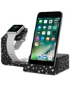 Tech Elements Dual 2-in-1 Charging Stand In Black