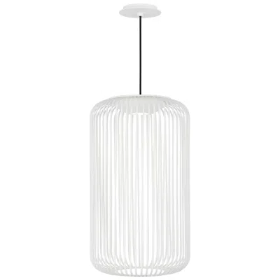 Tech Lighting Visual Comfort Modern 3000k Led 12 Inch Diameter Matte White Metal Pendant