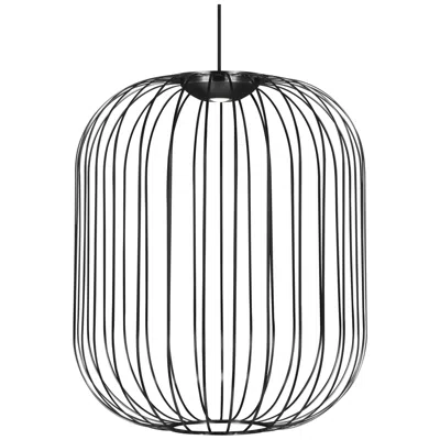 Tech Lighting Visual Comfort Modern 3000k Led 23 Inch Diameter Matte Black Metal Pendant