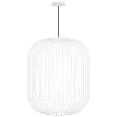 Tech Lighting Visual Comfort Modern 3000k Led 23 Inch Diameter Matte White Metal Pendant
