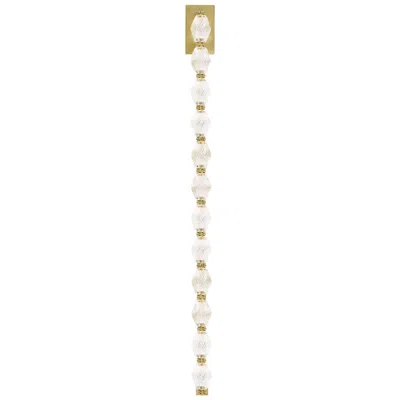 Tech Lighting Visual Comfort Modern 3000k Led 40 Inch Tall Crystal And Brass Wall Sconce