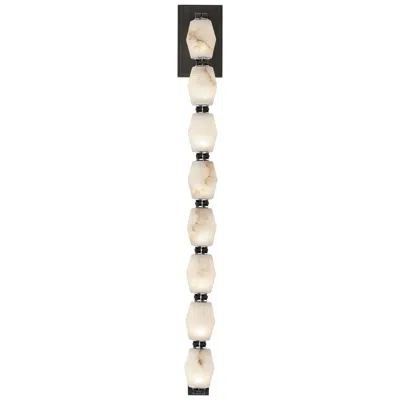 Tech Lighting Visual Comfort Modern 30k Led 28 Inch Tall Alabaster And Bronze Wall Sconce In Multi