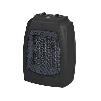 Techni Home Dual Comfort 2-in-1 Portable Space Heater & Fan With Ceramic Heating Element, Adjustable Thermostat,