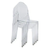 Techni Home Stackable Acrylic Ghost Event Chairs – Set Of 4 In Clear