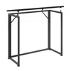Techni Mobili 31.5" Folding Desk For Small Spaces, No Assembly Required, Black In Black