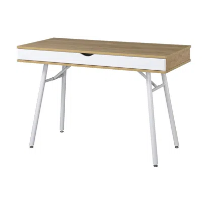 Techni Mobili Modern Multi Storage Computer Desk With Storage. Color: Pine In Black