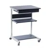 Techni Mobili Rolling Laptop Cart With Storage. Color: Graphite