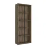 Techni Mobili Standard 5-tier Wooden Bookcase, Walnut