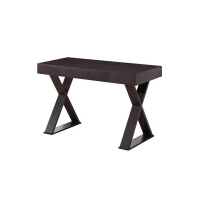 Techni Mobili Trendy Writing Desk With Drawer. Color: Espresso