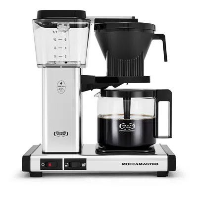 Technivorm Moccamaster Kbgv Select Coffee Maker Polished Silver In Metallic
