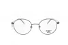 Technolite Men's Tlf602 Round Eyeglasses In Grey In Metallic