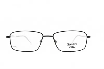 Technolite Unisex Tlf7000 Rectangle Eyeglasses In Black