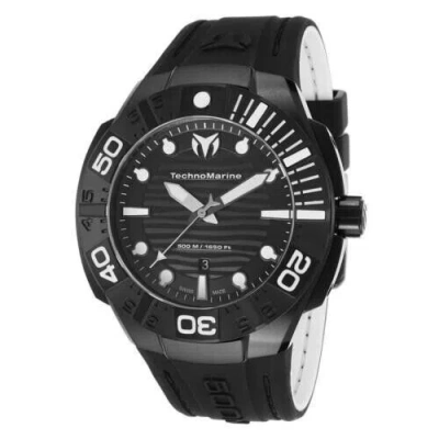Pre-owned Technomarine Cruise Black Dial Tm-513003 Brand As Seen In Pictures