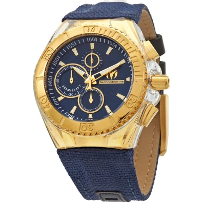 Technomarine Cruise Blueray Chronograph Blue Dial Men's Watch 115175