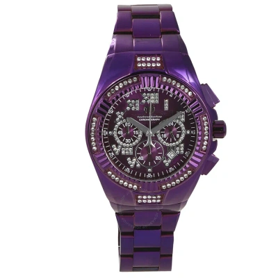 Technomarine Cruise Chronograph Quartz Crystal Purple Dial Men's Watch Tm-121231